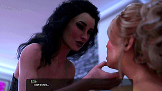 Lesbian Fucks Wife with Big Cock