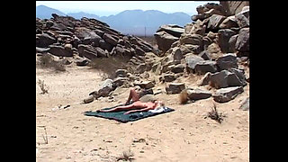 Nudist on the Beach