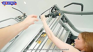 Personal Trainer Diana Rider Will Show The Correct Technique Of Sex Training In The Gym