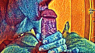 Sucking Dick, Doggy, Rider, Cumshot. Cartoon
