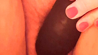 Hairy bbw pussy play close up clip - clit sucker toy