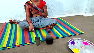 Special Holi with Husband's Friend.