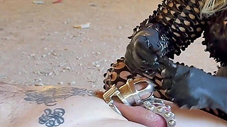 Empressbella Invades Urethra Slave in Chastity