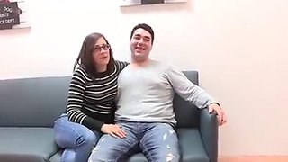 First Threesome: Blowjob, Cowgirl  Hardcore Porn