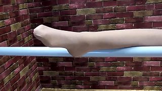 Melissa Moore - Pantyhose Ballerina Footjob