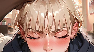 Petite babe deepthroats giant BBC