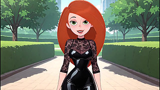 Redhead Cartoon Girl Sexy Black Lingerie Try On Haul Ai