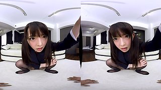 Japanese Student's Virtual Passion in Steamy POV