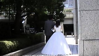 Pissing japanese bride