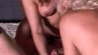 Two Mature Vintage Bisexuals Suck a Huge Cock Until It Cums in Their Mouths