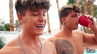 Des Irez, Harley Xavier And Drake Von - Men: Drakes House Of Twink Surprises