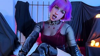Big tits MissSomething Vampire mistress dominates you