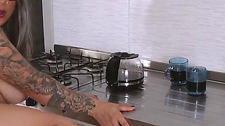 Hot Wife Greets Her Husband with a Great Blowjob