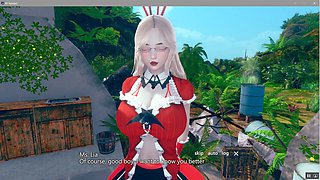 Cherry Santa goes wild on a desert island in this hentai adventure