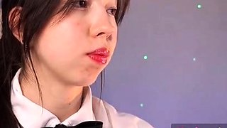 Sexy teen ebony solo toy masturbation
