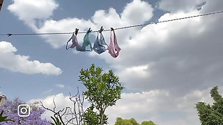 Hanging Out Wet Panties