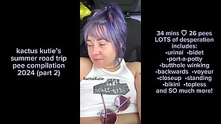 Summer Road Trip Pee Compilation Part 2