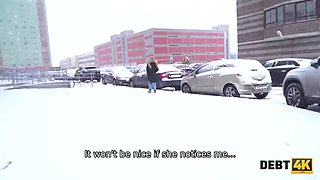Hot Redhead Rose Wild Pays Debt with Doggystyle Sex - POV Amateur Teen