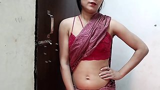 Step sis strips down after locking the apartment