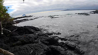 Rough Amateur Outdoor Blowjob and Facial