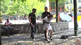 Public Disgrace of Sexy Zenda: Anal, Hardcore, BDSM, & Toy Play with Humiliation & a Crowd