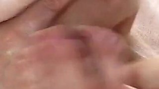 Huge Tits Oiled and Self Sucking