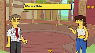 Animated adult fun in the burning mansion with taffy tales