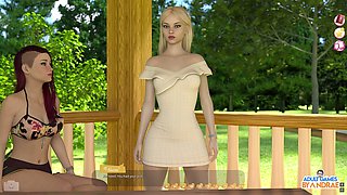 Nude swimming fun with Violet - helping the cuties have a wild time