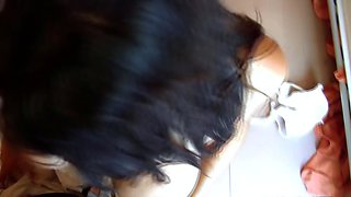 Latina Slut Drooling For European Big Cock