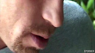 Hot retro beauty sucks stranger's cock