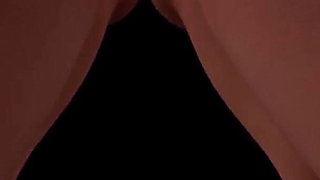Fucking a bubble butt in the bathroom POV