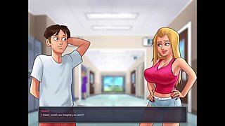 Hot Indian Bhabi Fucks Dever in Summertime Saga 3D Sex Game