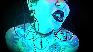 Hallows Eve Gothic Lips - Halloween, Black Lips, Goth, POV, Kisses, Makeup, Lip Gloss