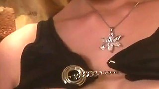Caylin Curtis blonde babe with big tits loves to masturbate with a solo sex toy. No. 4