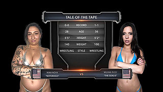 Milana Ricci Wrestles Nina Nova