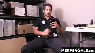 Hard fucker police punishes Inked Suspect with his BBC 2