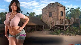 Treasure Island milf Nadia with big boobs in an anime hentai adventure