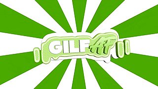 Micky Lynn and Cali Deep's hair dresser sex by GilfAF