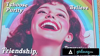GIRLSWAY - Camp Counselors Discipline Leana Lovings  Demi Hawks WITH 3-WAY LESBIAN SCISSORING!