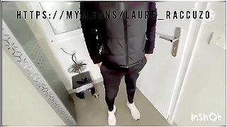 Laure Raccuzo - French Slut Empties The Pizza Delivery Mans Balls! 100% Real