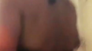 Stepmom Strips on the Bed for Me