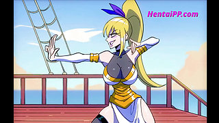 Athena: Out of Time - Her Curse Was Pleasure Without End ( Parody Hentai )