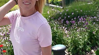 German Scout - Skinny Mature Melisa Rose Pick up for No Condom Casting Fuck