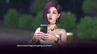 Hot Village Slut Lilly Flashes Her Big Tits to Lucky Man - 3D Hentai Sex