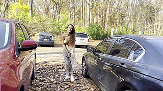 Quick Outfit Swap by My Car in the Park