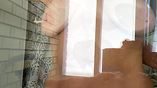 Milf cougar tits and sloppy blowjob .