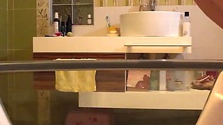 Self Piss Washing Teeth Woth My Cum and Piss