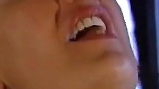 Double Penetration and Cumshot in Mouth and Doggy Style for Two Busty Vintage MILFs
