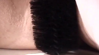 Curvy Blonde Slave Lets Her Master Play with Her Pussy