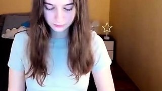 Brunette Solo Webcam Masturbation